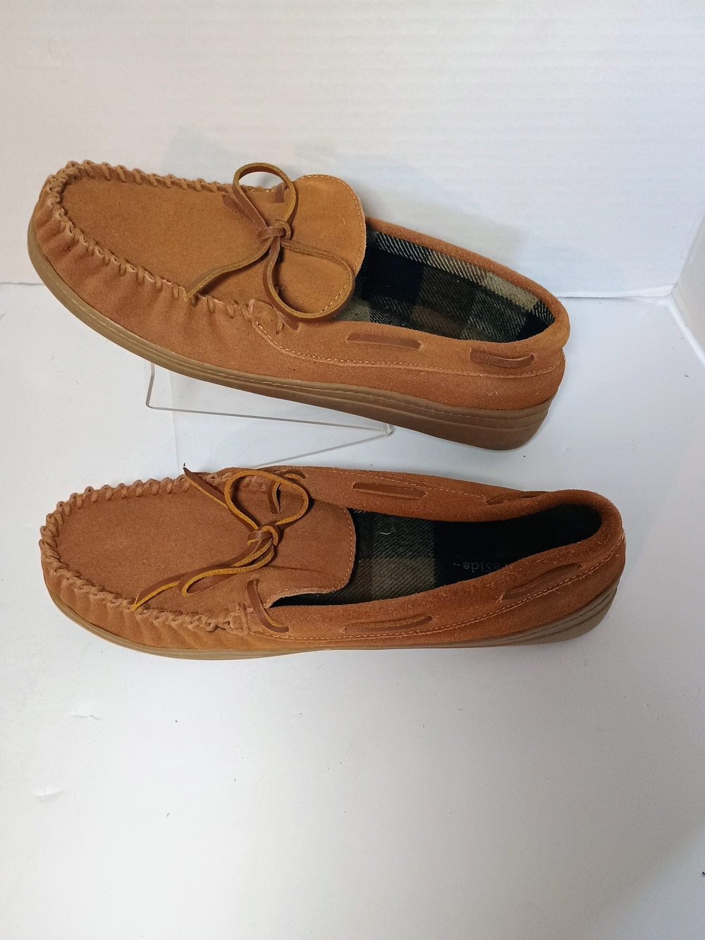 Fireside Men’s Suede Slip on Slipper  Size 11 New Without Box